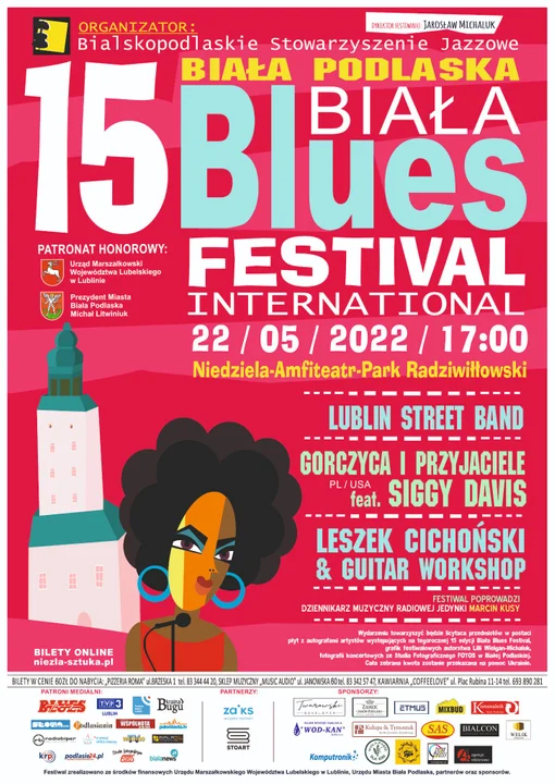 XV Międzynarodowy Biała Blues Festiwal już w najbliższą niedzielę - Zdjęcie główne