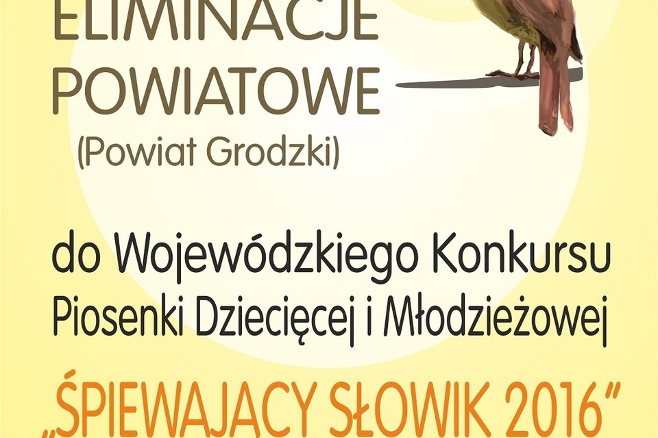 Eliminacje do konkursu „Śpiewający słowik” - Zdjęcie główne