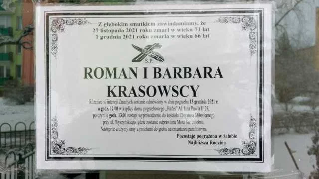Znamy datę pogrzebu Romana Krasowskiego. Spocznie razem z żoną - Zdjęcie główne