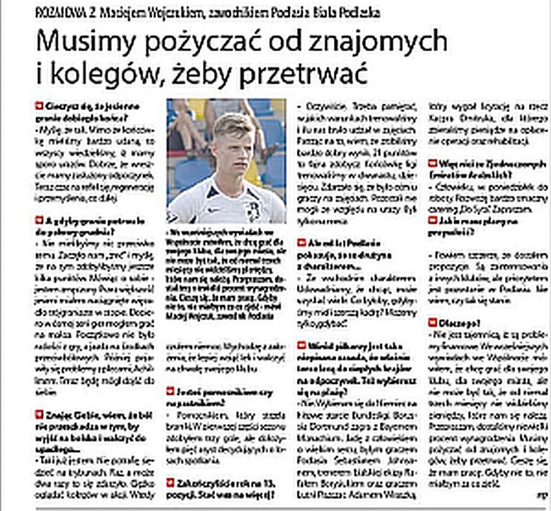 Maciej Wojczuk: Musimy pożyczać od znajomych i kolegów, żeby przetrwać - Zdjęcie główne