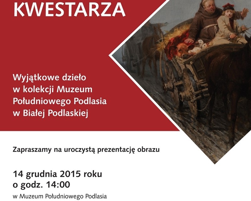 Prezentacja obrazu "Powrót kwestarza" w Muzeum - Zdjęcie główne