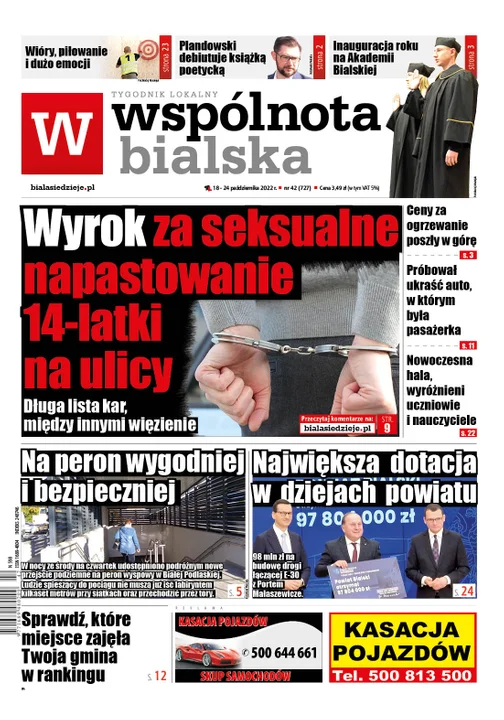 Najnowszy numer Wspólnoty Bialskiej (17 października 2022) - Zdjęcie główne