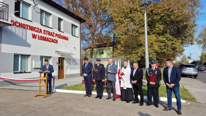 Powiat bialski: Remiza w Łomazach spełnieniem marzeń strażaków - Zdjęcie główne
