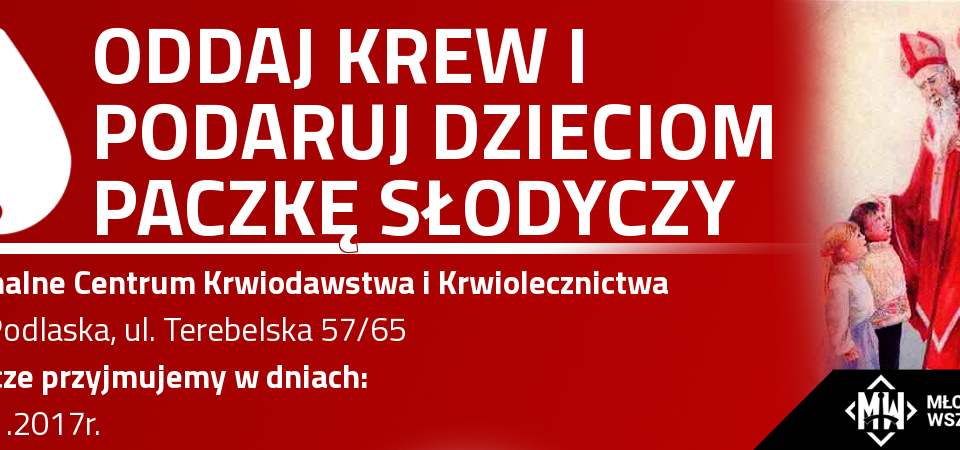 Oddaj krew i podaruj dzieciom paczkę słodyczy! - Zdjęcie główne