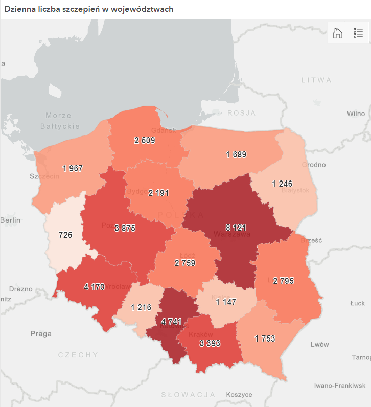 107 szczepień przeciwko COVID-19 w Białej Podlaskiej i 18 w powiecie bialskim - Zdjęcie główne