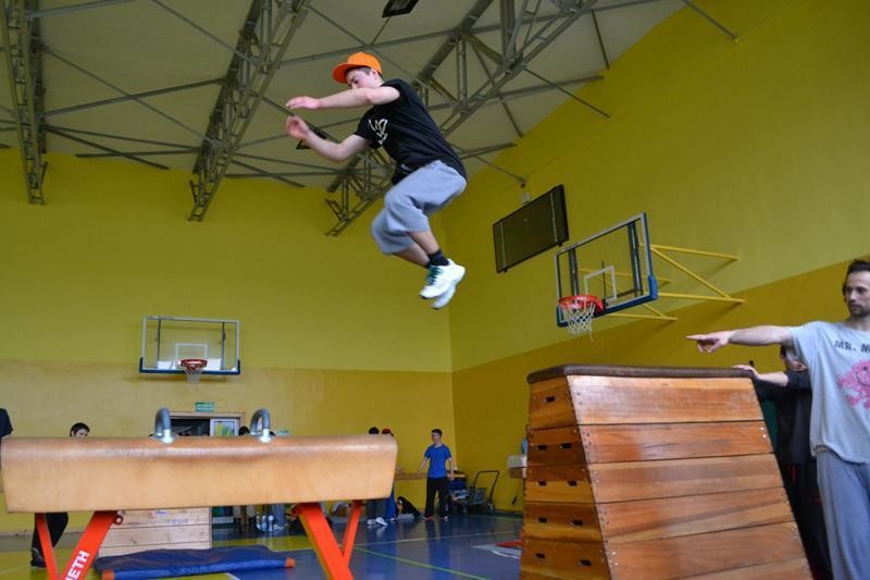 Warsztaty Parkour AWF - fotorelacja - Zdjęcie główne