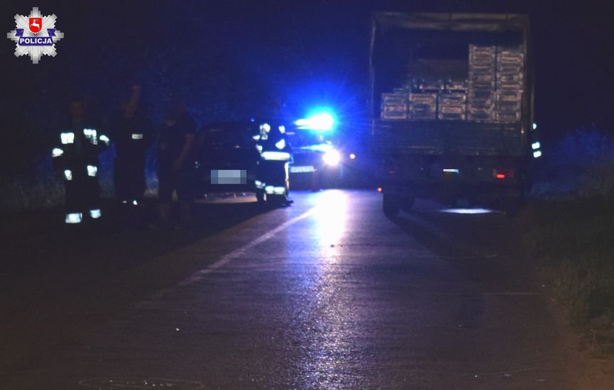 Śmiertelne potrącenie pieszego. Kierowca z gm. Serokomla miał ponad promil alkoholu  - Zdjęcie główne