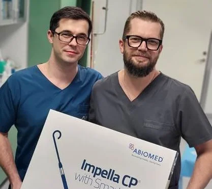 Kardiolodzy z bialskiego szpitala uratowali życie pacjenta używając do zabiegu nowoczesnej pompy Impella - Zdjęcie główne