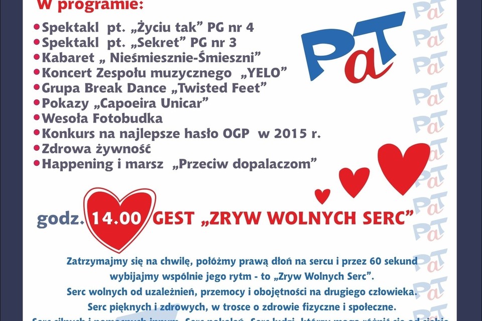 Ogólnopolski Głos Profilaktyki - "Zryw Wolnych Serc" - Zdjęcie główne