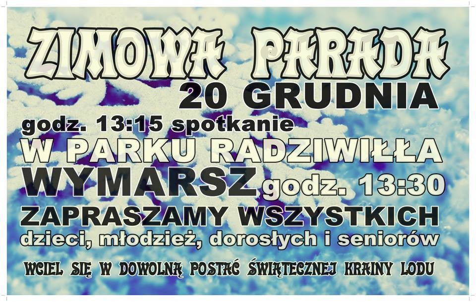 Zimowa Parada w Białej Podlaskiej - Zdjęcie główne