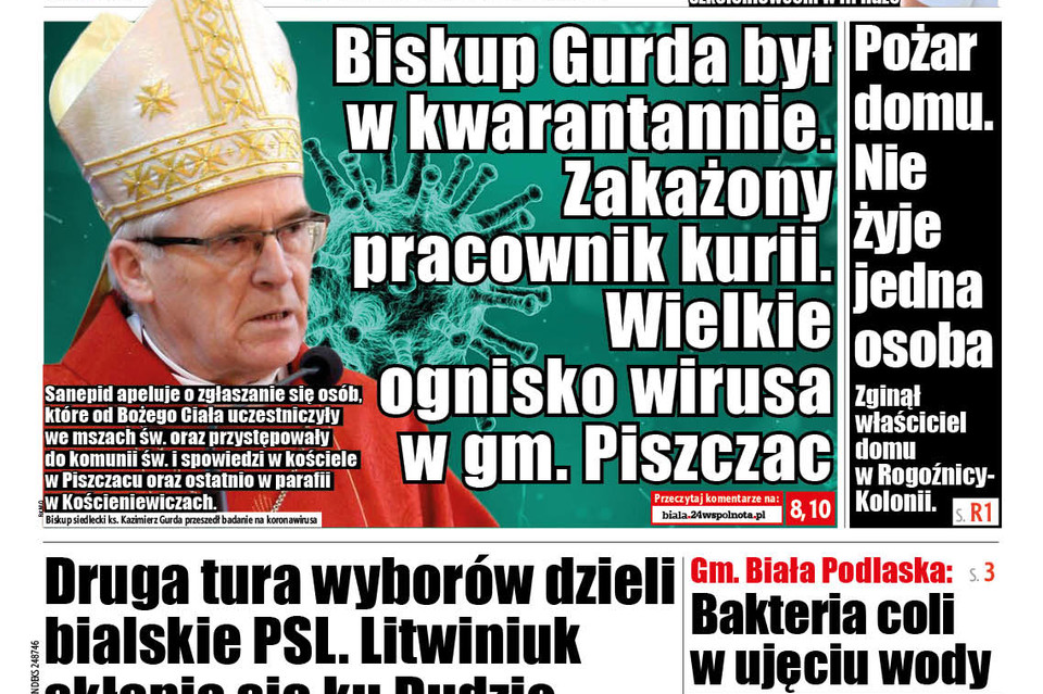 Koronawirus w diecezji siedleckiej. Biskupi byli na kwarantannie - Zdjęcie główne