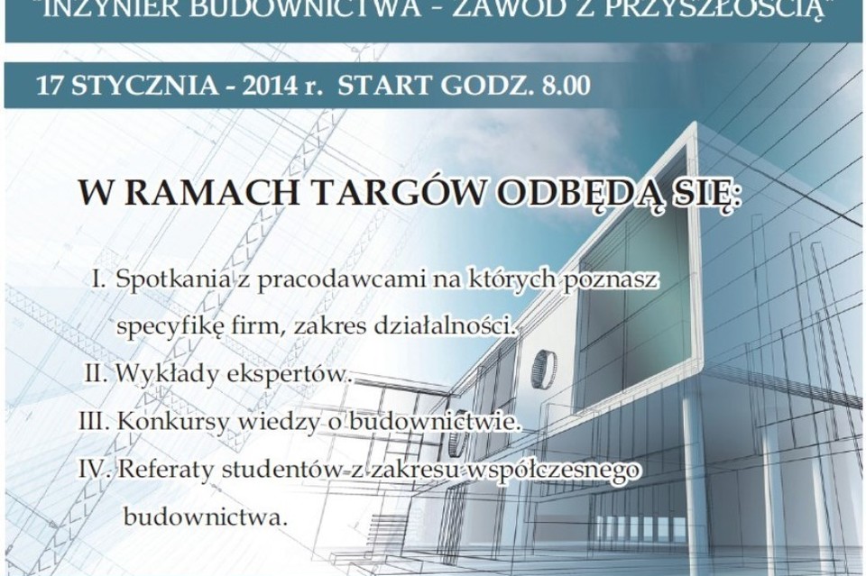 Budowlane Targi Pracy 2014 na PSW - Zdjęcie główne