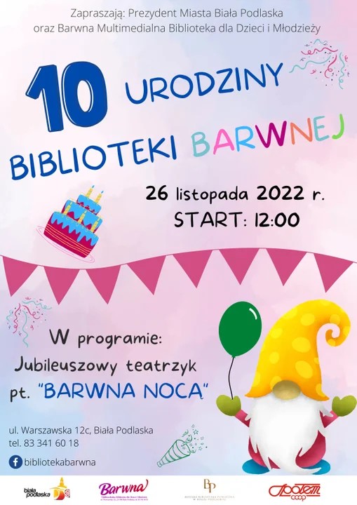 Biała Podlaska: Biblioteka "Barwna" będzie świętować swoje 10-lecie - Zdjęcie główne