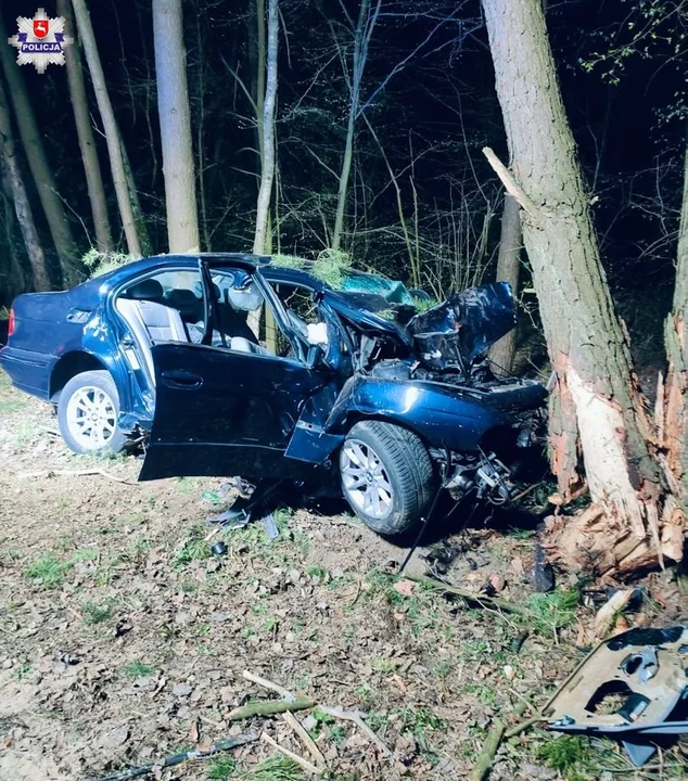 Rokitno: wypadek BMW, nie żyje dwóch mężczyzn - Zdjęcie główne