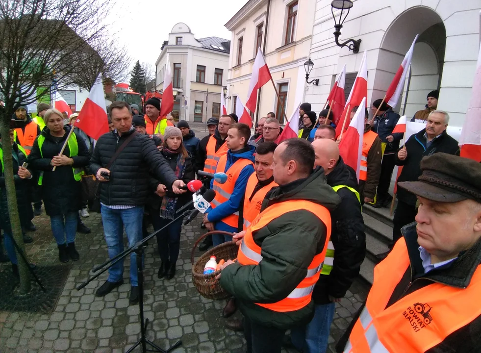 Biała Podlaska: Rolnicy nie blokowali, ale protestowali   - Zdjęcie główne