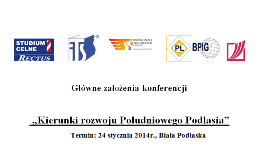 Konferencja "Kierunki rozwoju Południowego Podlasia" - Zdjęcie główne