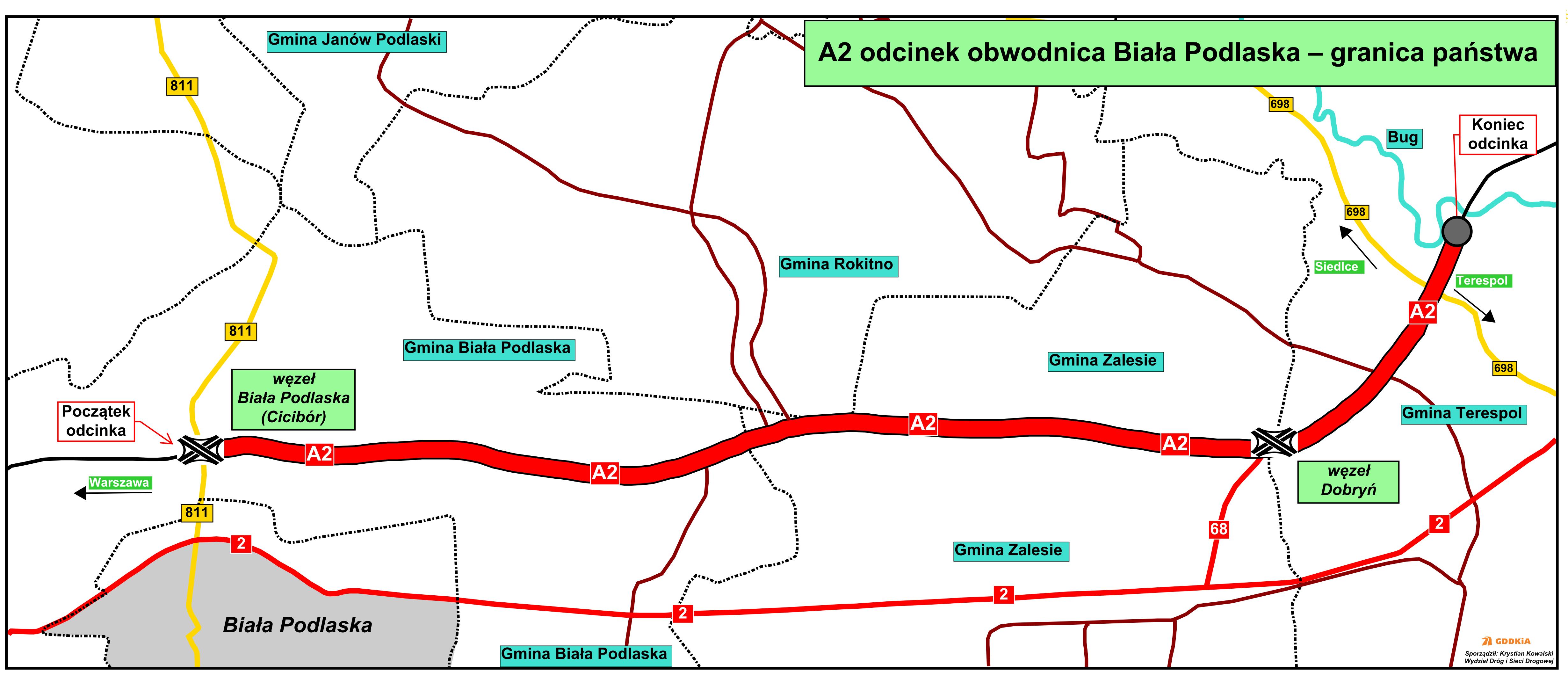 Wybrano firmy które zaprojektują odcinek autostrady A2 do granicy państwa - Zdjęcie główne