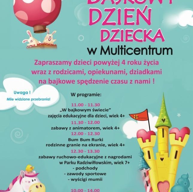 Bajkowy Dzień Dziecka w Multicentrum - Zdjęcie główne