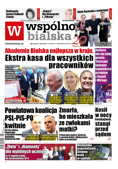 Najnowszy numer Wspólnoty Bialskiej  (28 czerwca 2022) - Zdjęcie główne