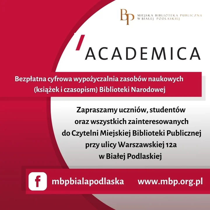 Biała Podlaska : Biblioteka oferuje cyfrową wypożyczalnię naukowych publikacji - Zdjęcie główne