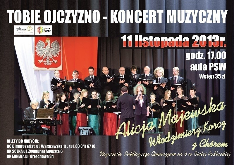 Tobie Ojczyzno - koncert z okazji święta niepodległości - Zdjęcie główne