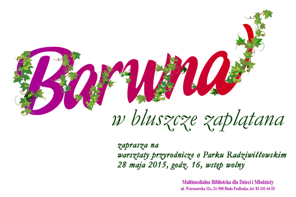 Barwna w bluszcze zaplątana - Zdjęcie główne