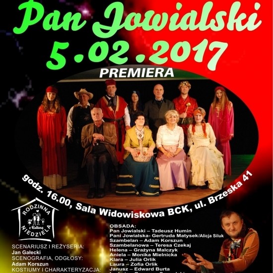 Pan Jowialski - spektakl w BCK - Zdjęcie główne