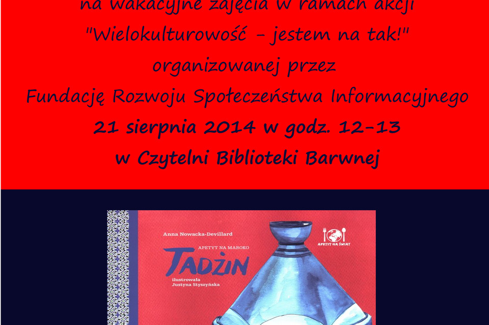 Barwna zaprasza do udziału w zajęciach wielokulturowych - Zdjęcie główne