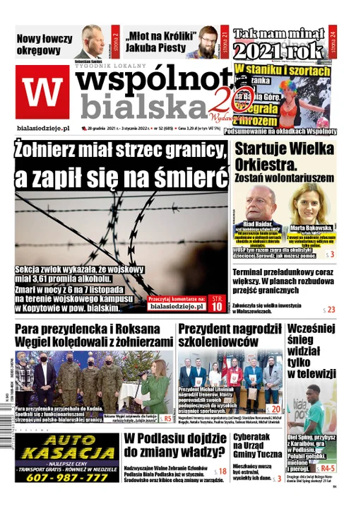 Najnowszy numer Wspólnoty Bialskiej - Zdjęcie główne