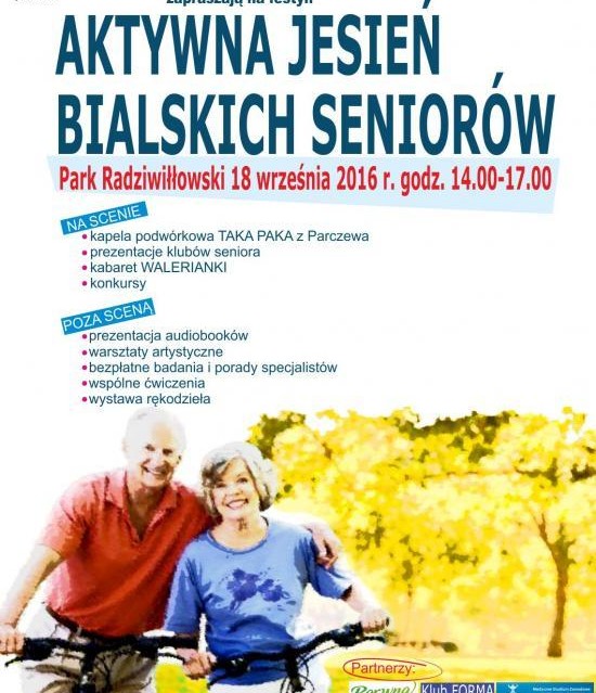 Aktywna Jesień Bialskich Seniorów 2016 - program - Zdjęcie główne