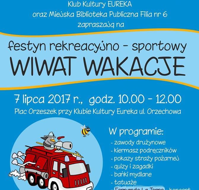 Festyn rekreacyjno-sportowy Wiwat Wakacje - Zdjęcie główne