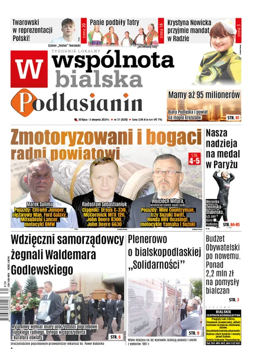 Najnowsze wydanie Wspólnoty Bialskiej (30 lipca 2024r) - Zdjęcie główne