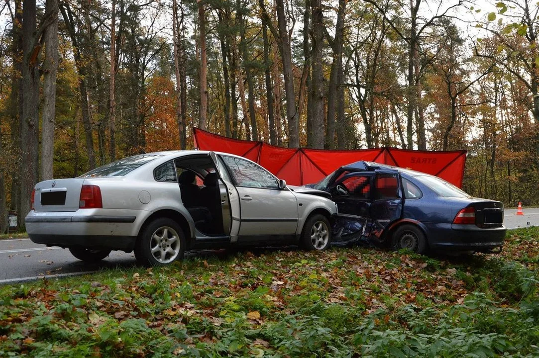 Powiat bialski: Opel zderzył się z jadącym z przeciwka Passatem. Jeden kierowca zginął na miejscu - Zdjęcie główne