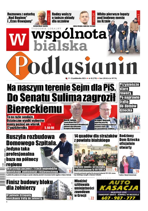 Najnowszy numer Wspólnoty Bialskiej (17 października 2023 r.) - Zdjęcie główne