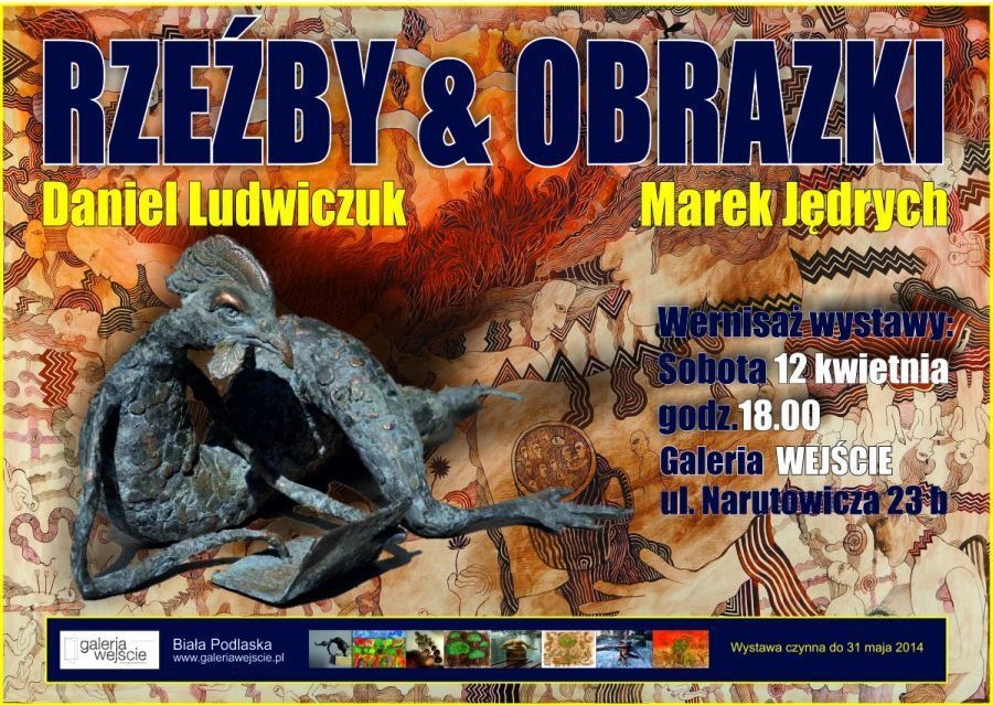 Rzeźby & Obrazki - wystawa w Galerii Wejście - Zdjęcie główne