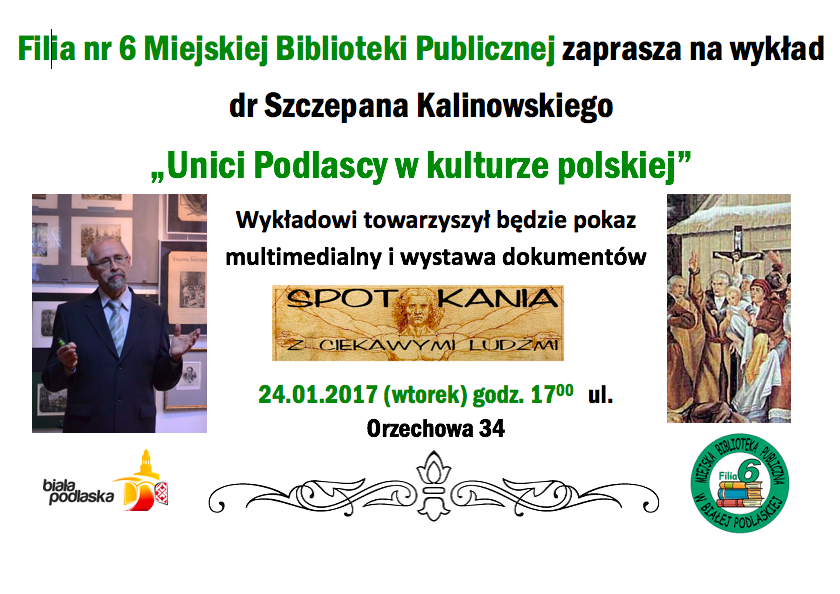 Spotkania z ciekawymi ludźmi: Wykład dr Szczepana Kalinowskiego - Zdjęcie główne