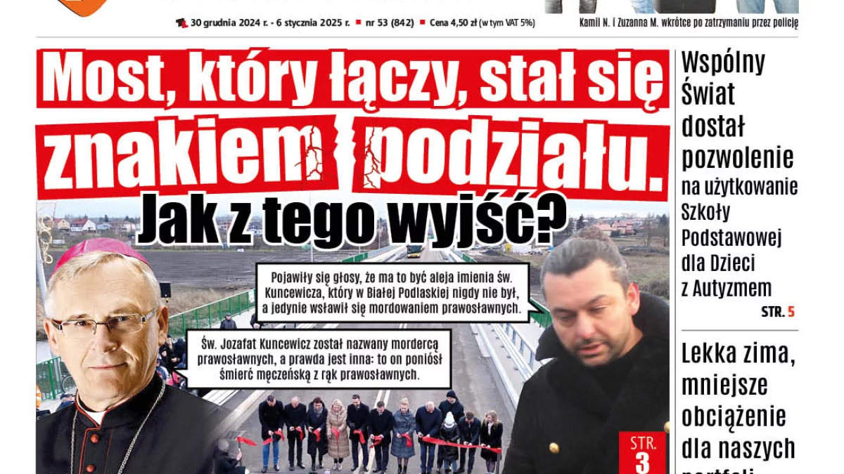 Najnowsze wydanie Wspólnoty Bialskiej (30 grudnia 2024 r.) - Zdjęcie główne