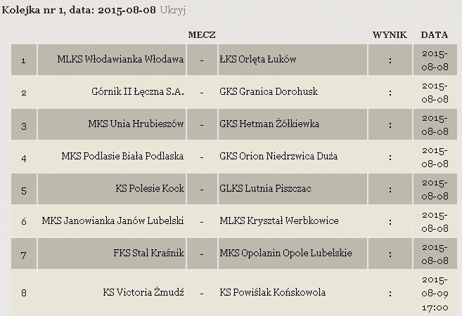 Znamy terminarz IV ligi - Zdjęcie główne