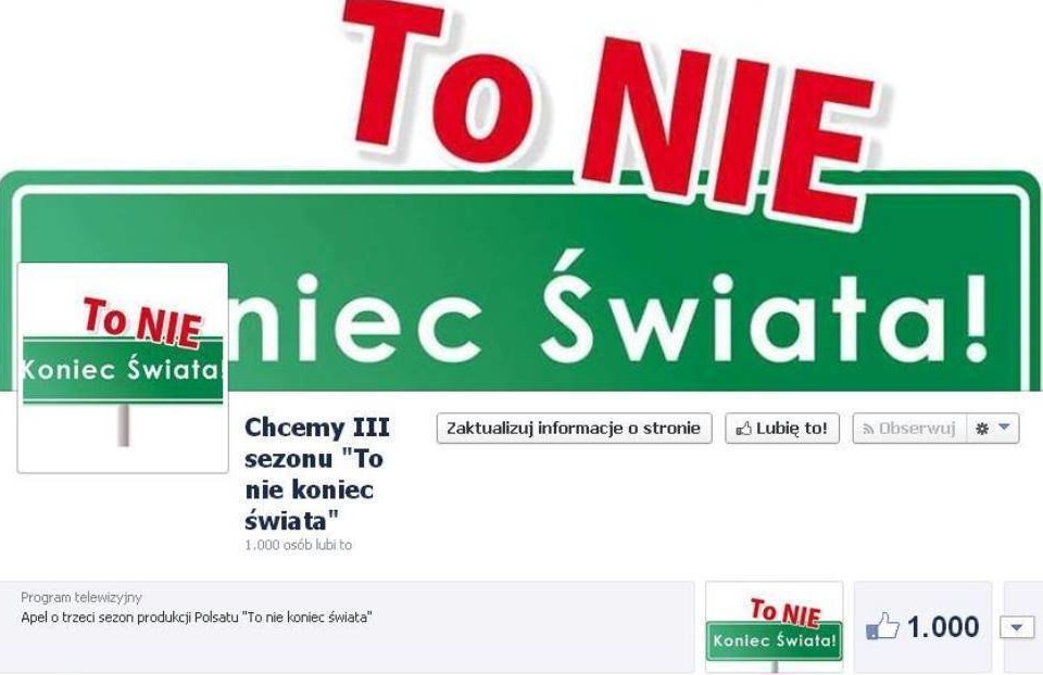 Fani serialu walczą o trzeci sezon „To nie koniec świata” - Zdjęcie główne