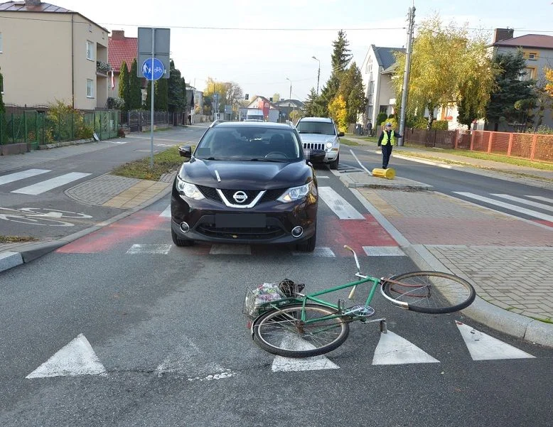 Biała Podlaska: Samochód potrącił rowerzystę. Cyklista został ranny - Zdjęcie główne