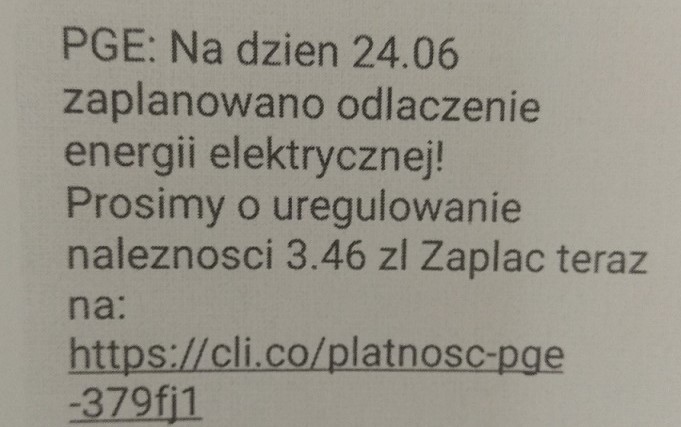 Gm. Biała Podlaska: Oszukany na niedopłatę do prądu. Stracił ponad 3 tys. zł - Zdjęcie główne