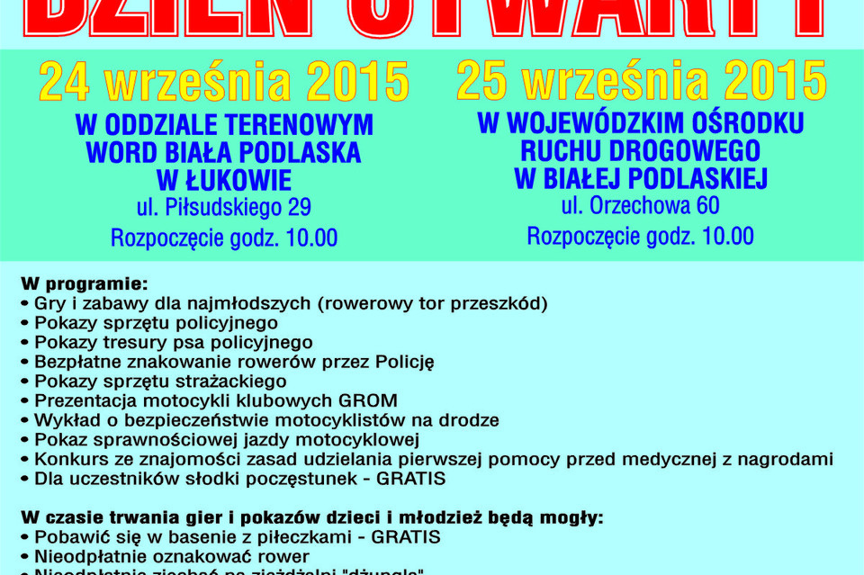 Dni Otwarte w bialskim i łukowskim WORD - Zdjęcie główne