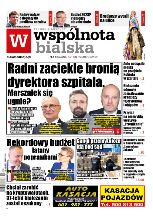 Najnowszy numer Wspólnoty Bialskiej (2 stycznia 2023) - Zdjęcie główne