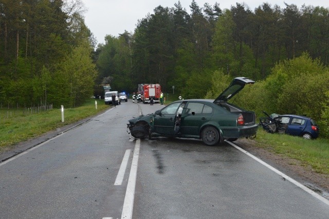 Wypadek w Wólce Plebańskiej (zdjęcia) - Zdjęcie główne