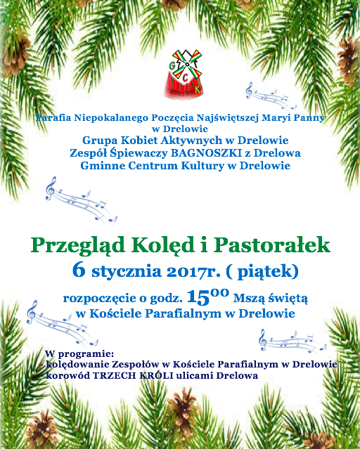 Przegląd Kolęd i Pastorałek w Drelowie - Zdjęcie główne