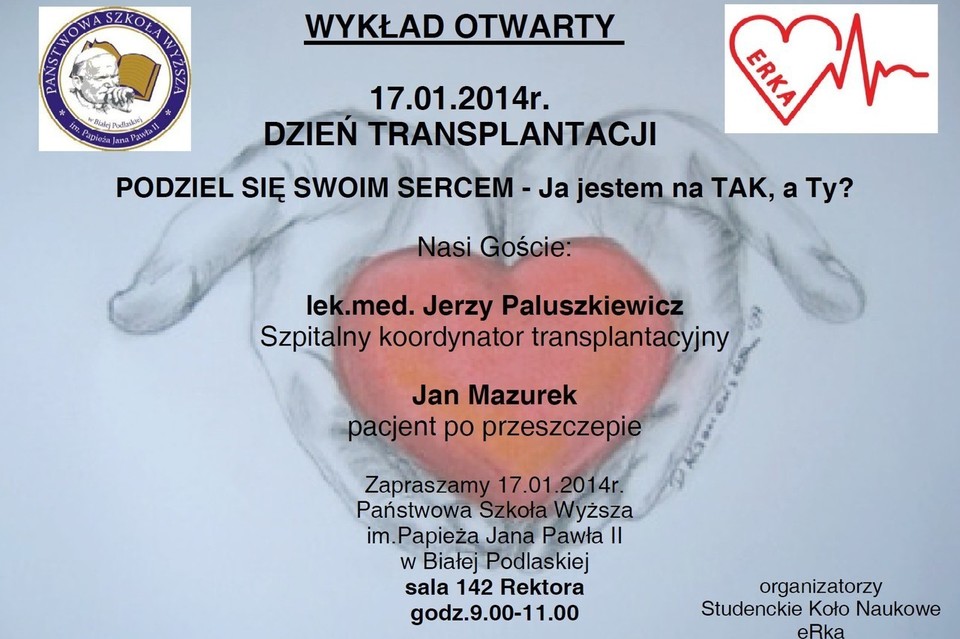 Ogólnopolski Dzień Transplantologii na bialskiej PSW - Zdjęcie główne