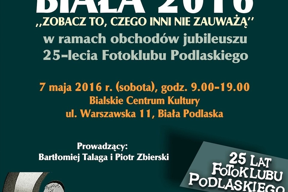 Warsztaty fotograficzne już w tą sobotę - Zdjęcie główne