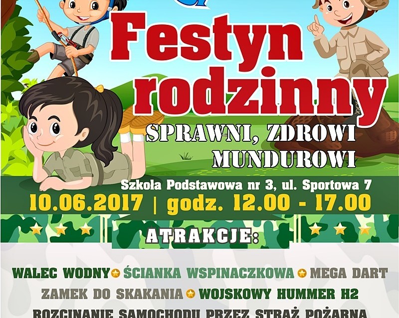 Festyn rodziny "Sprawni, zdrowi, mundurowi" - Zdjęcie główne