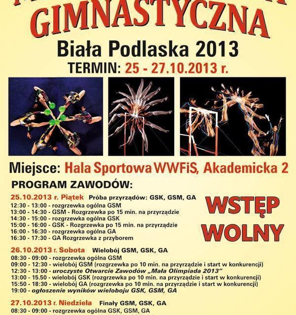 Mała Olimpiada Gimnastyczna AWF - Zdjęcie główne