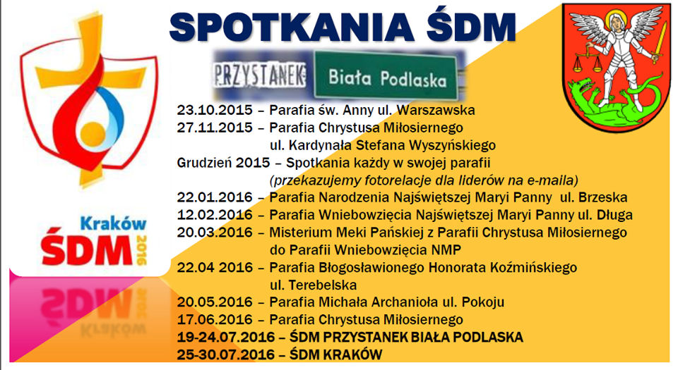 Spotkania w ramach Światowych Dni Młodzieży 2016 - Zdjęcie główne